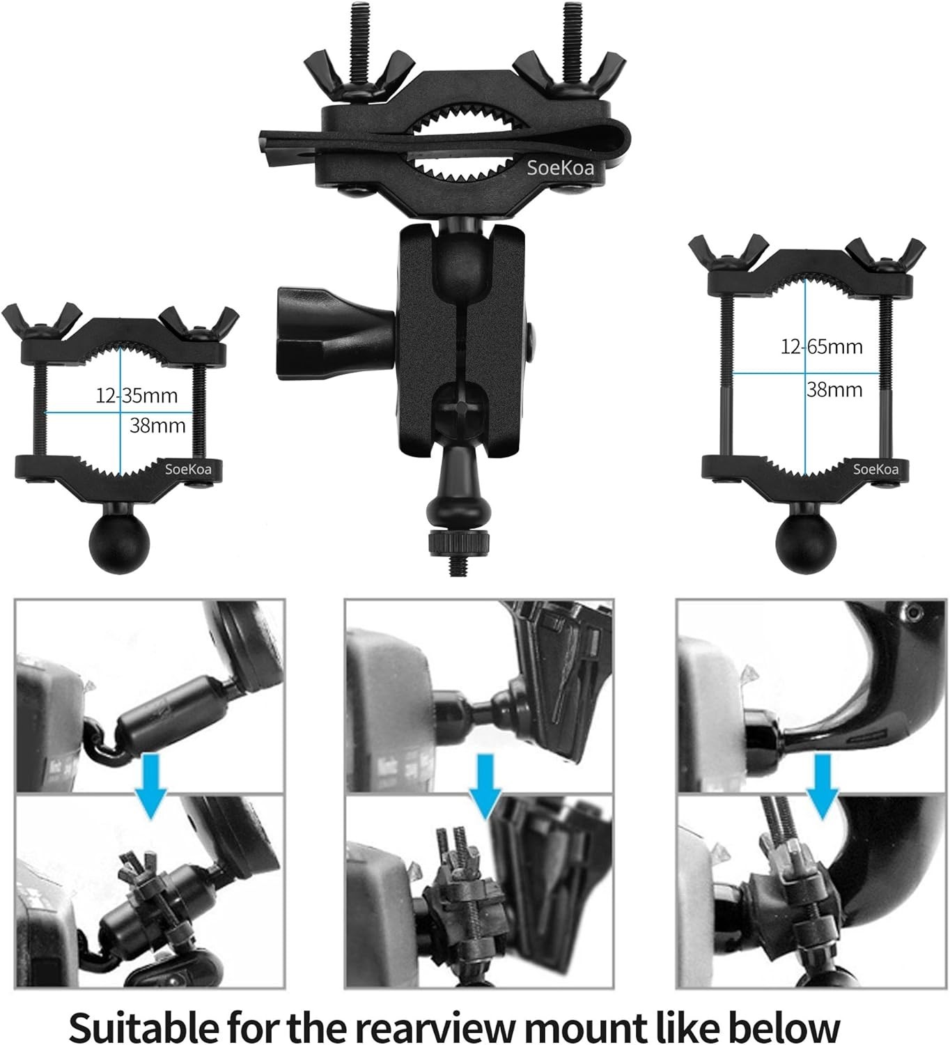 Dash Cam Mount with 16 Adjustable Joints – Easy & Secure Installation
