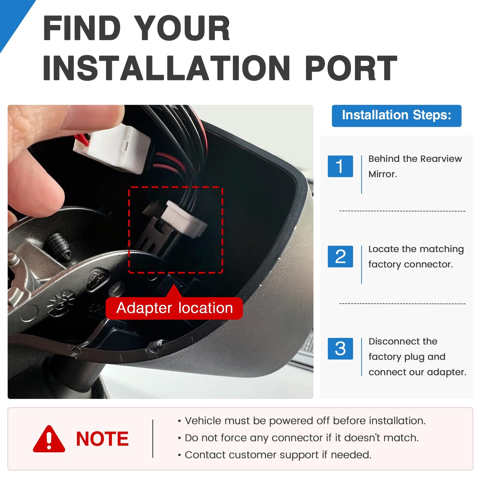 DashCam Power Adapter,(10P TypeC) Compatible with Jeep Grand Cherokee,Dodge,C…