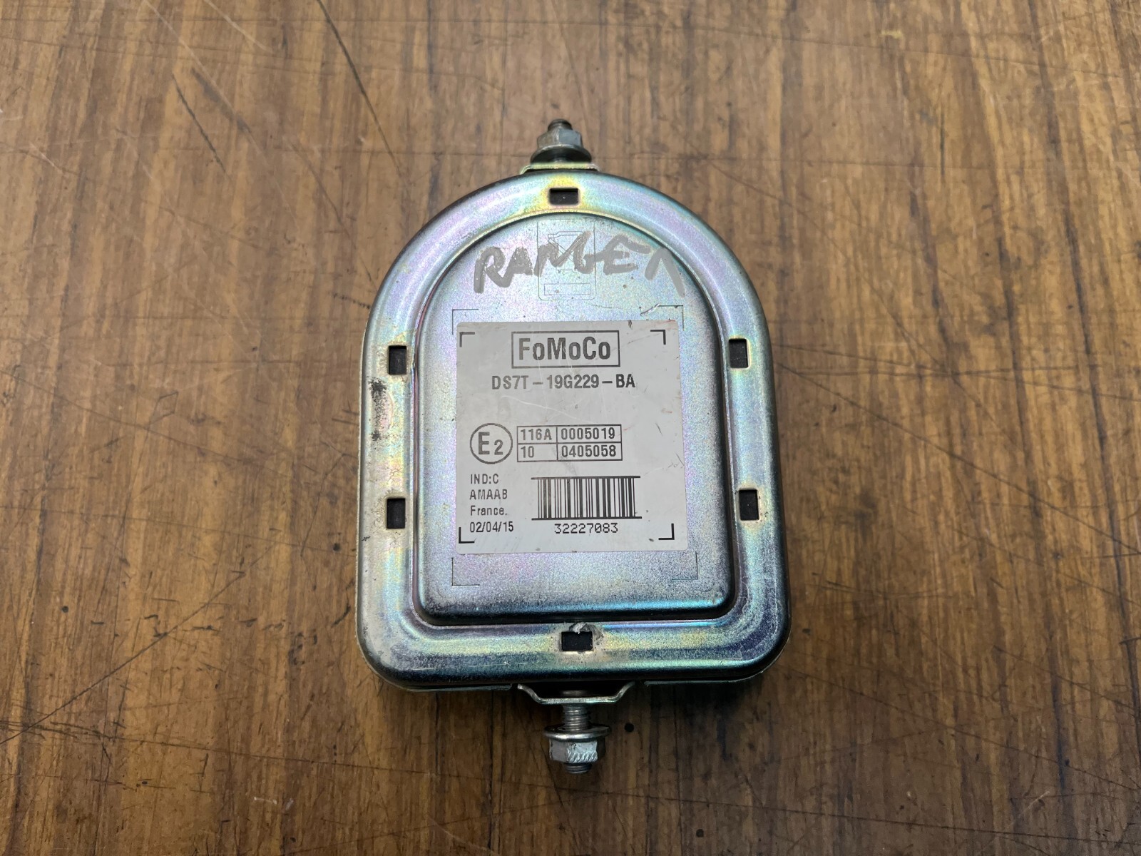 Ford Ranger PX2 2017 External Siren Horn Alarm Buzzer DS7T-19G229-BA