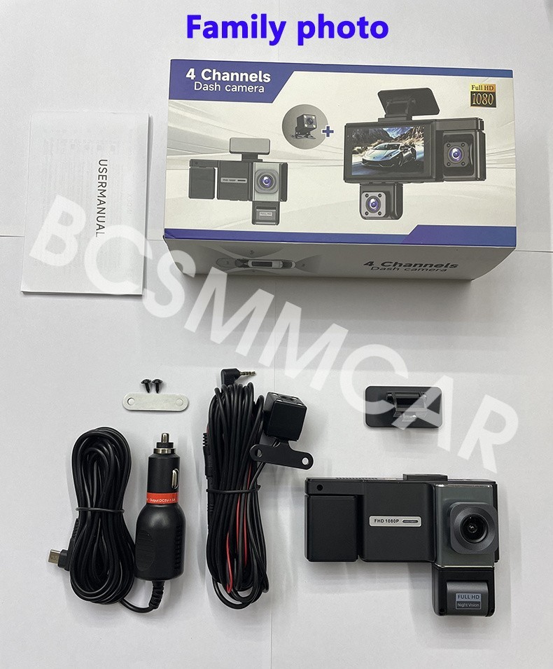 170° View Angle Dual Dashboard Cameras Dash Cam Car DVR Driving Recorder 3in