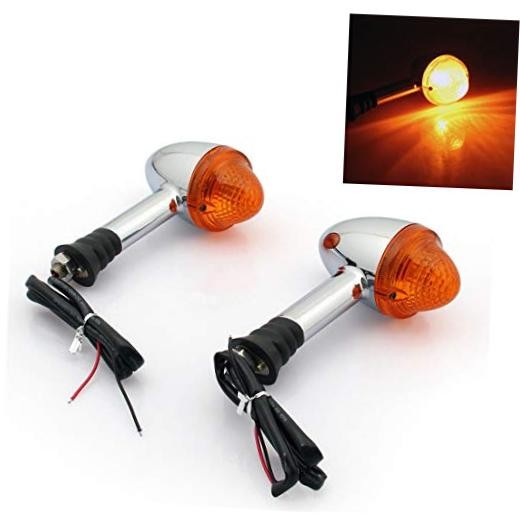 YIBO Motorcycle Amber Turn Signal Blinker Indicator For Bonneville 01-09 T100
