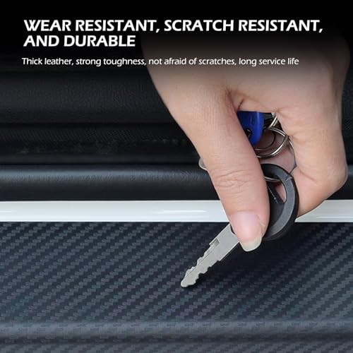 4 PCS Car Door Edge Guards Door Sill Protector, Anti-slip Texture Anti Stretch