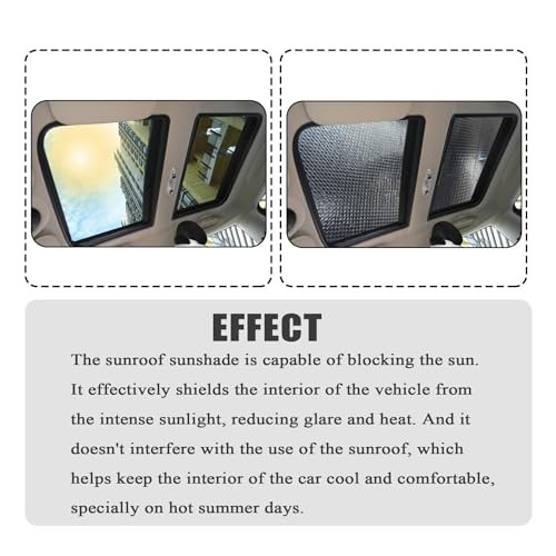 2Pcs Front & Rear Sunroof Sunshade Cover Assembly Fit for Mini Cooper R55 R56