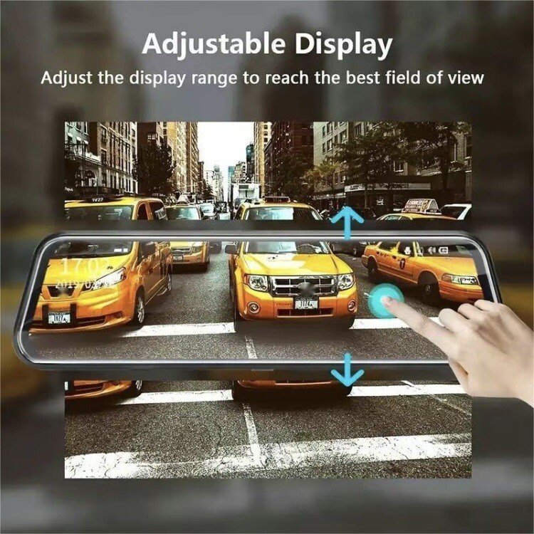 Car Camera for Summer, 1 Count Dashcam for Car Dark Grey Front + Rear with 32GB