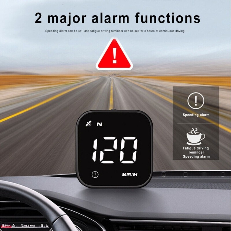 Car HUD-Head Up Display GPS Overspeed Warning Projector Electronic Voltage-Alarm