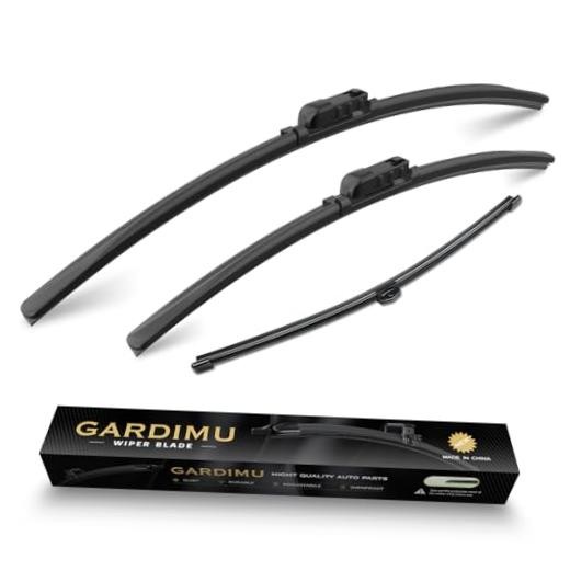 Front and Rear Windshield Wiper Blades, 3 Pcs Front and 2009-2017 For Audi Q5