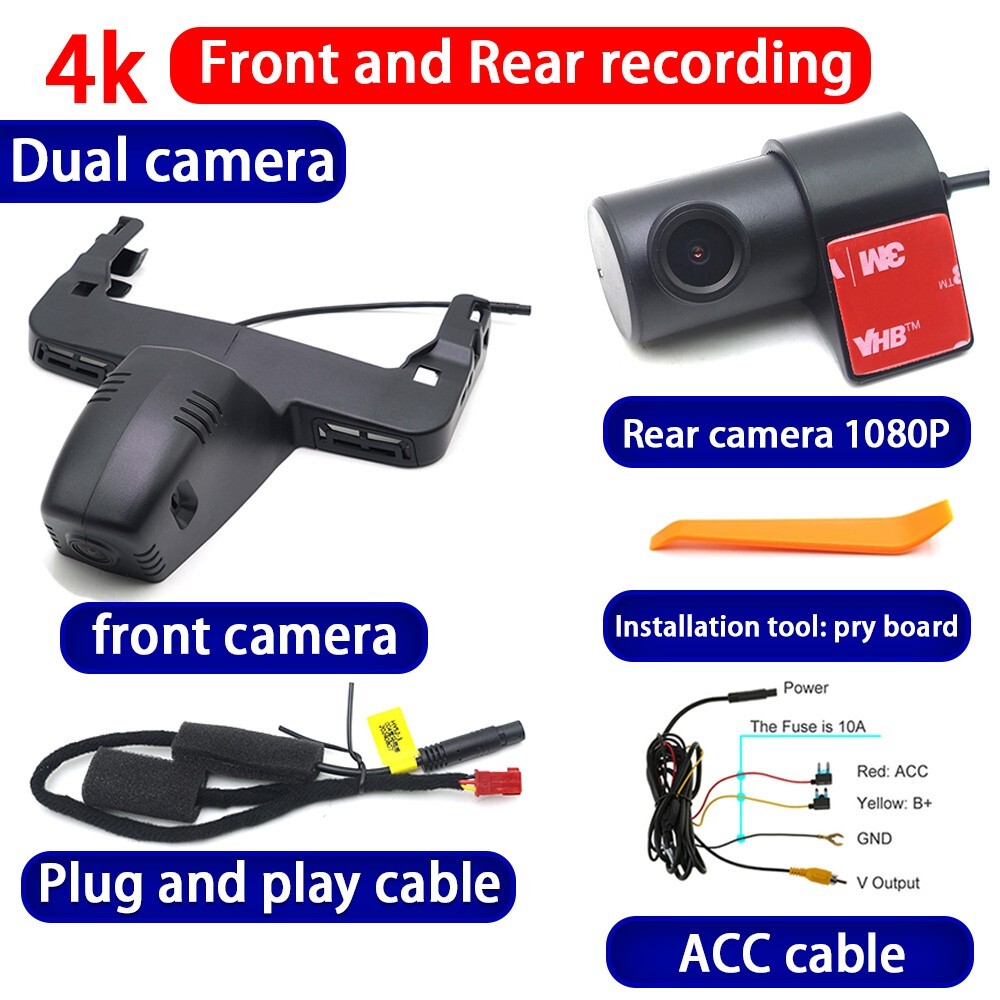 4K Wifi DVR Dash Cam Camera for BMW 7 Series i7 G70 G73 X6 G6 M X6M F96 Electric