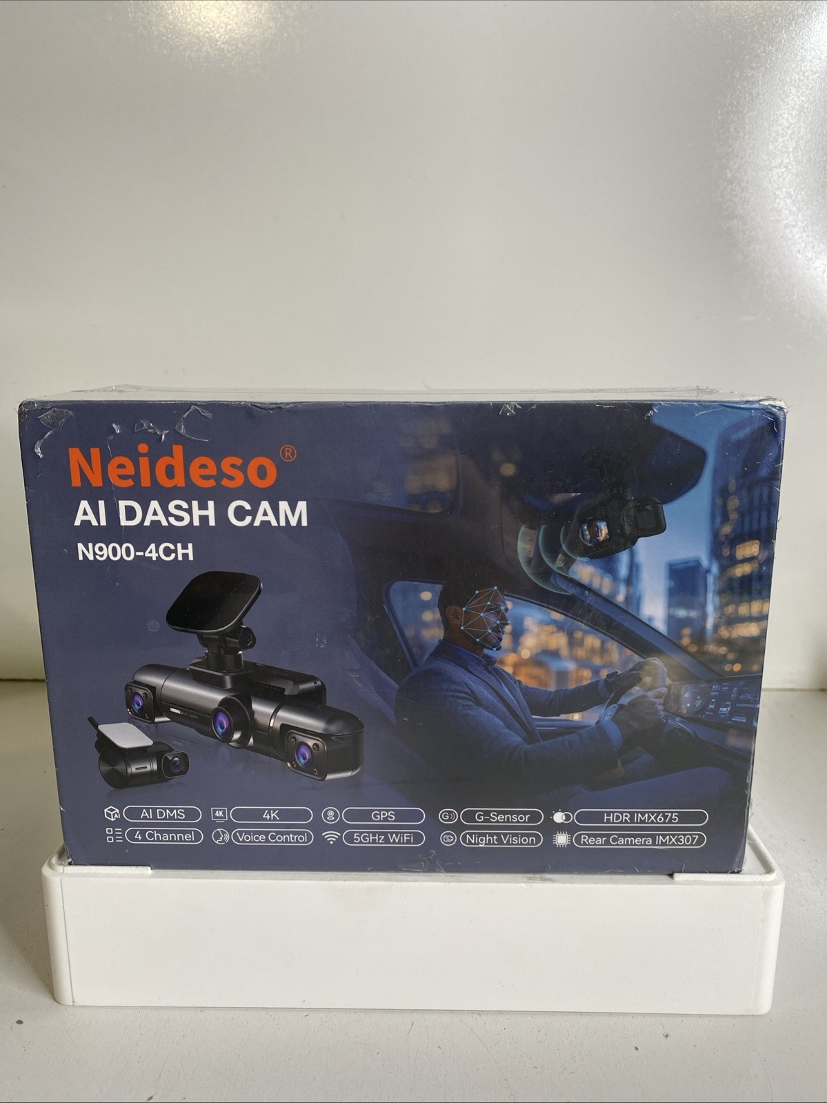 Neideso Dash Cam 4K 4 Channel AI WiFi GPS Night Vision Driver Monitor Parking