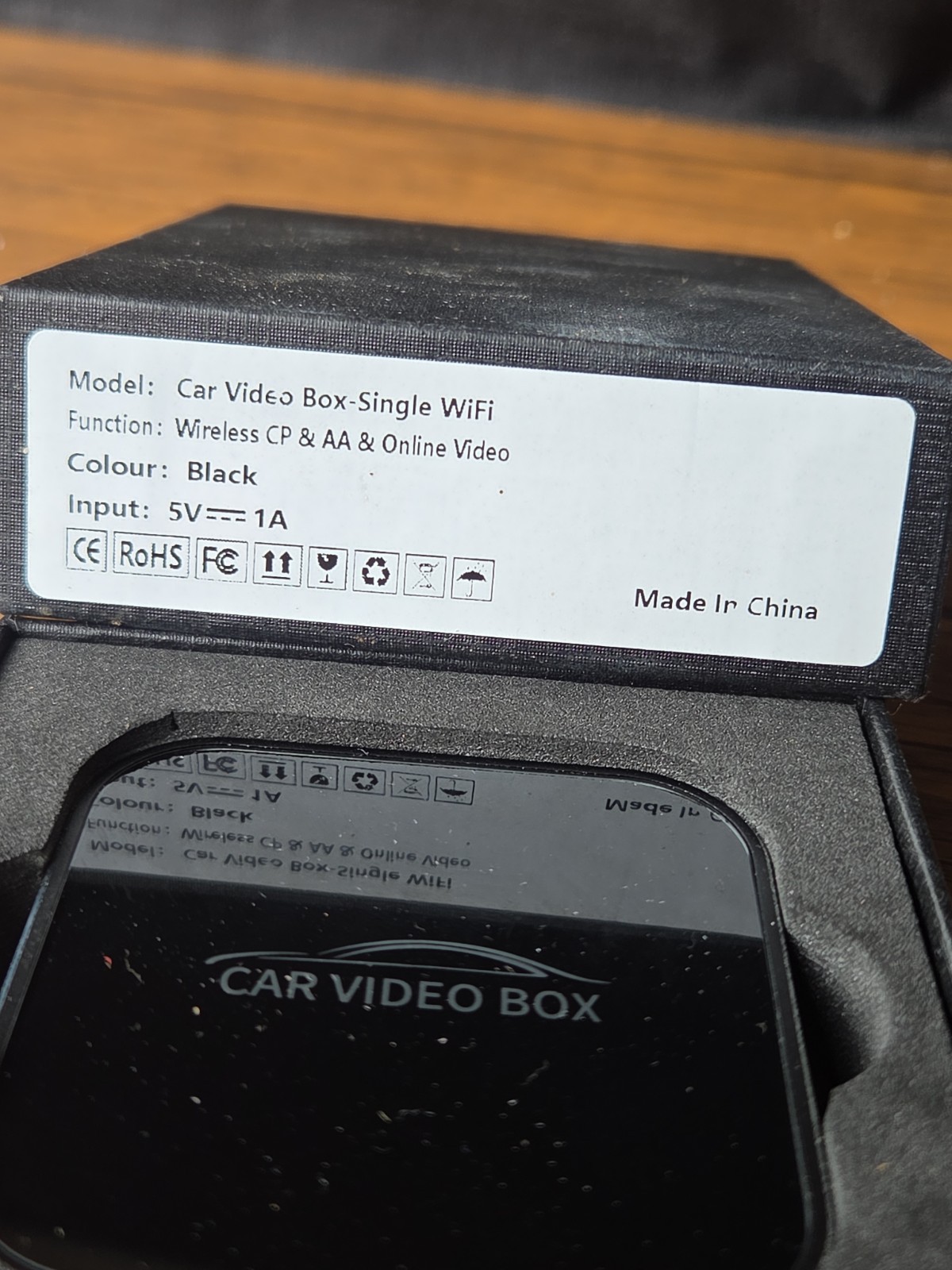 Car Video Box-single WiFi Wireless CP & AA & Online Video