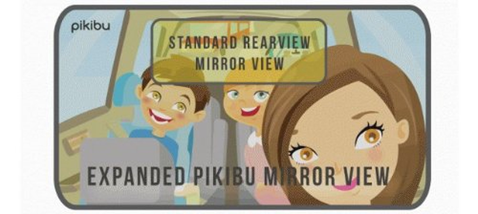 Family Car Mirror by ® – a Better Way to See Your Kids. View ALL Your Children a