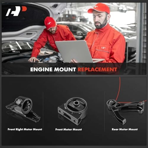 3PCS Front Rear Engine Motor Mount Set Compatible with Jeep Patriot, Compass