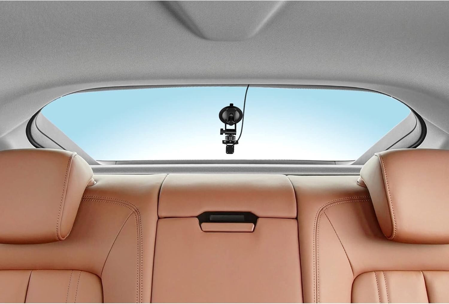 Universal Suction Cup Rear Camera Mount | Easy Installation for Trucks and RVs