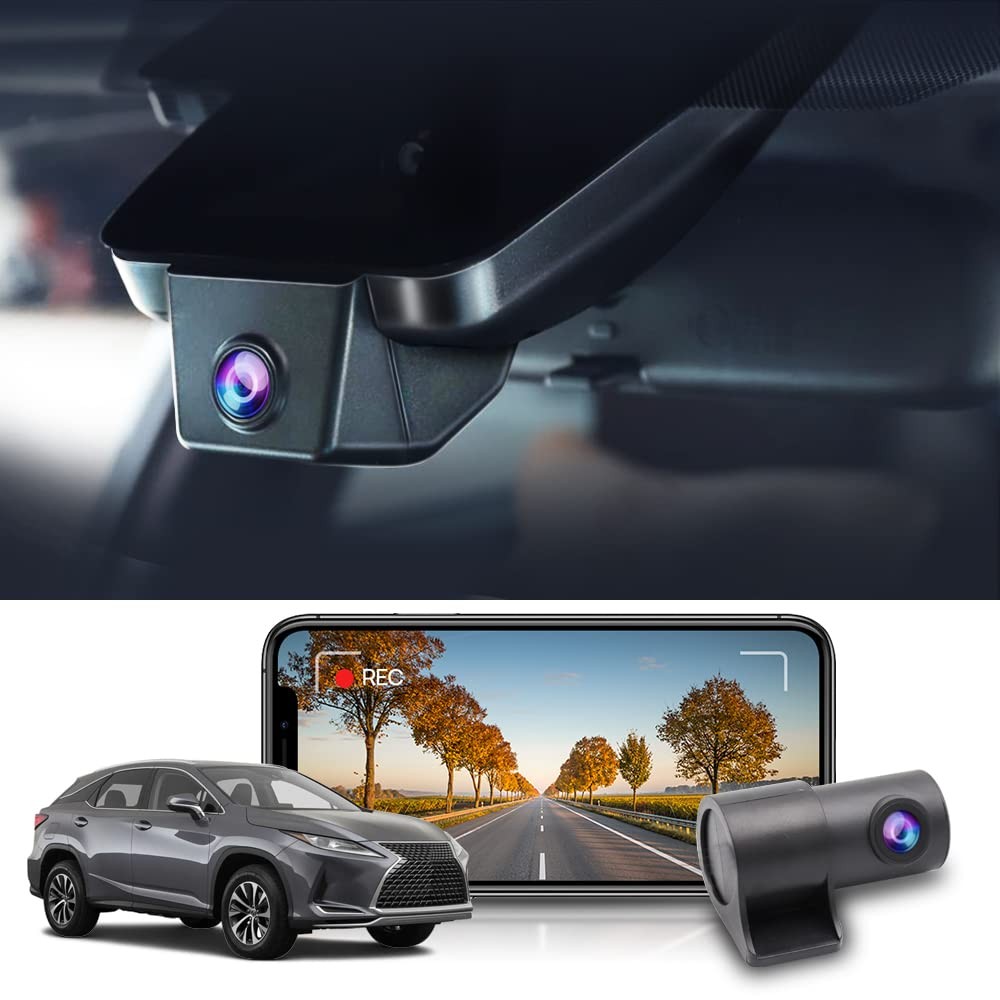 FITCAMX 4K Dual Dash Cam for Lexus RX 2016-2022 OEM Style