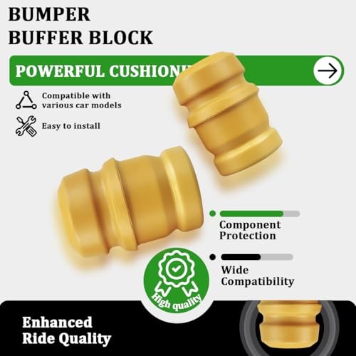 4PCS Car Front Rear Bump Stop, OEM# 52087636AC Vehicle Left Right Suspension