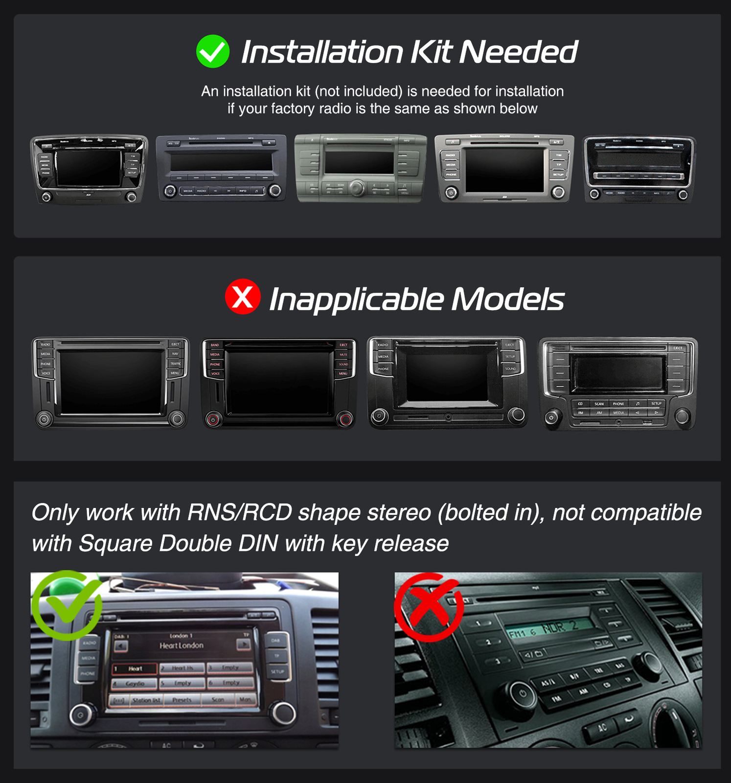 For VW Volkswagen Jetta Passat 9″ Android13 Car Stereo Radio Carplay BT GPS NAVI