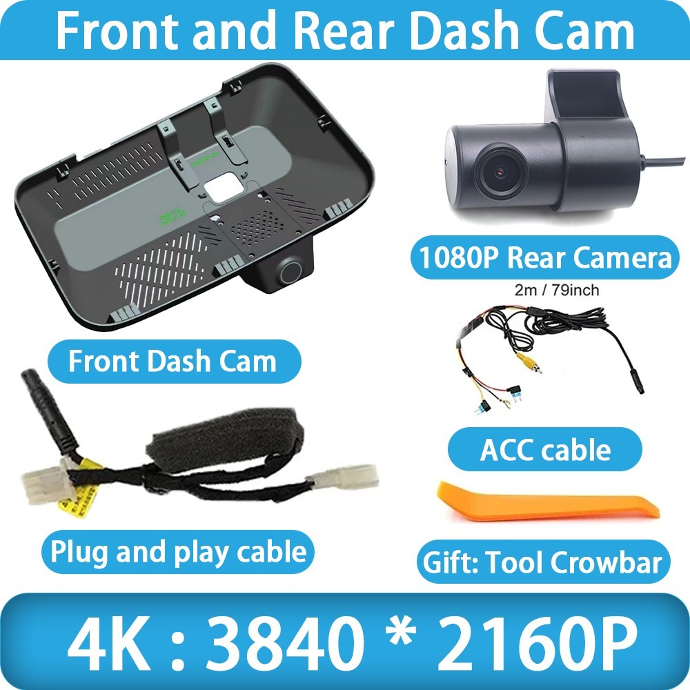 for Wuling Starlight Xingguang PHEV 2023-2026 4K DVR Dash Cam Front Rear Camera