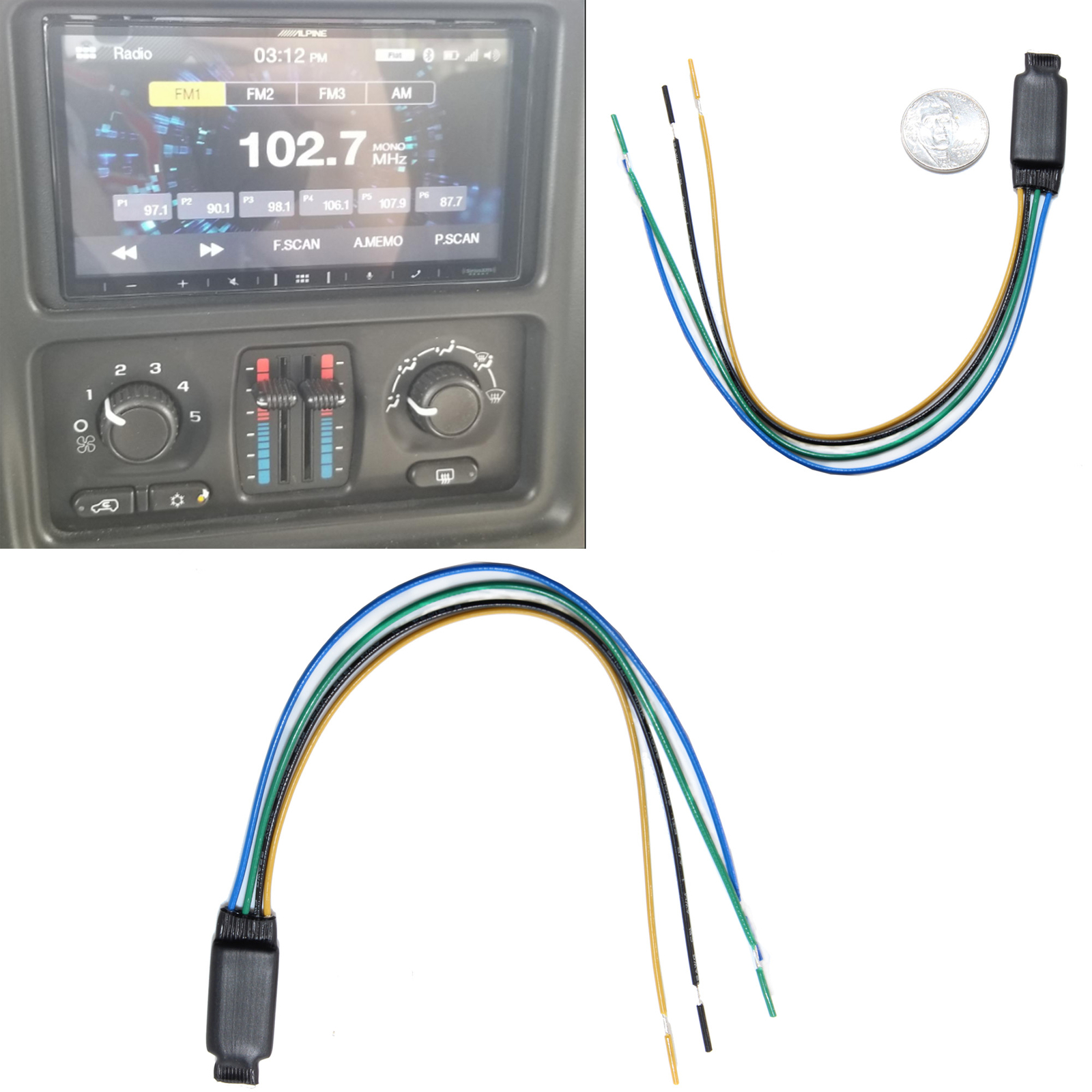 Video Parking Brake Bypass For Alpine ILX-107 ILX-207 ILX650 ILX700 ILX-W650