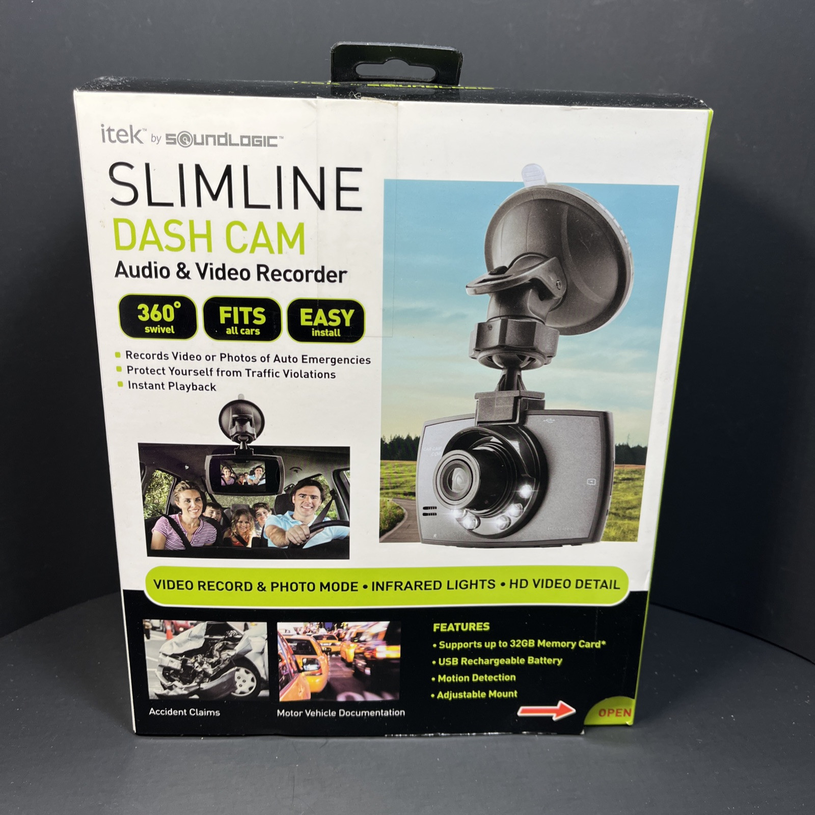 itek by Soundlogic Slimline Dash Cam