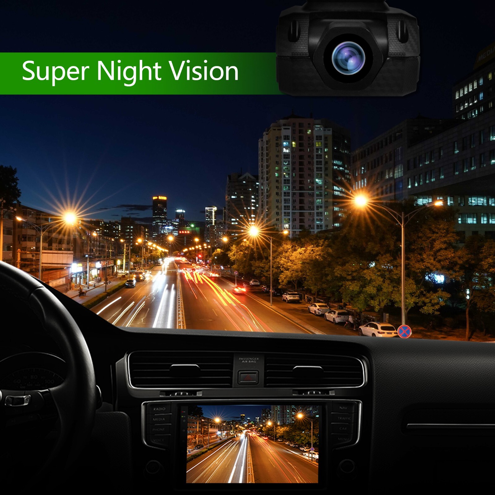 1080P ADAS Car USB DVR Dash Front Camera DrivingVideo Recorder For Android Radio