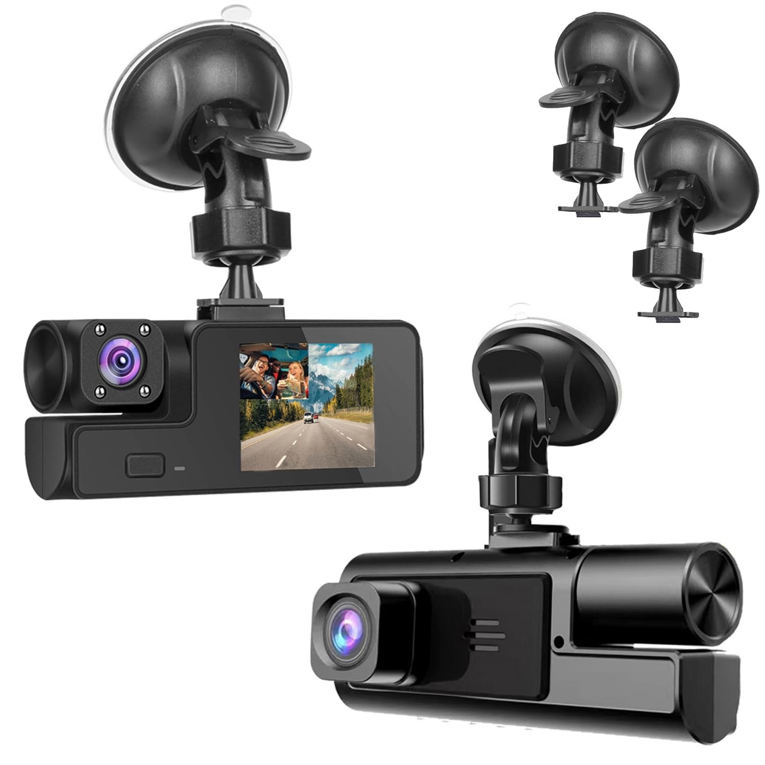 1080P Dual Dash Camera for Car Front and Inside Dashcam Car Security Video Re…