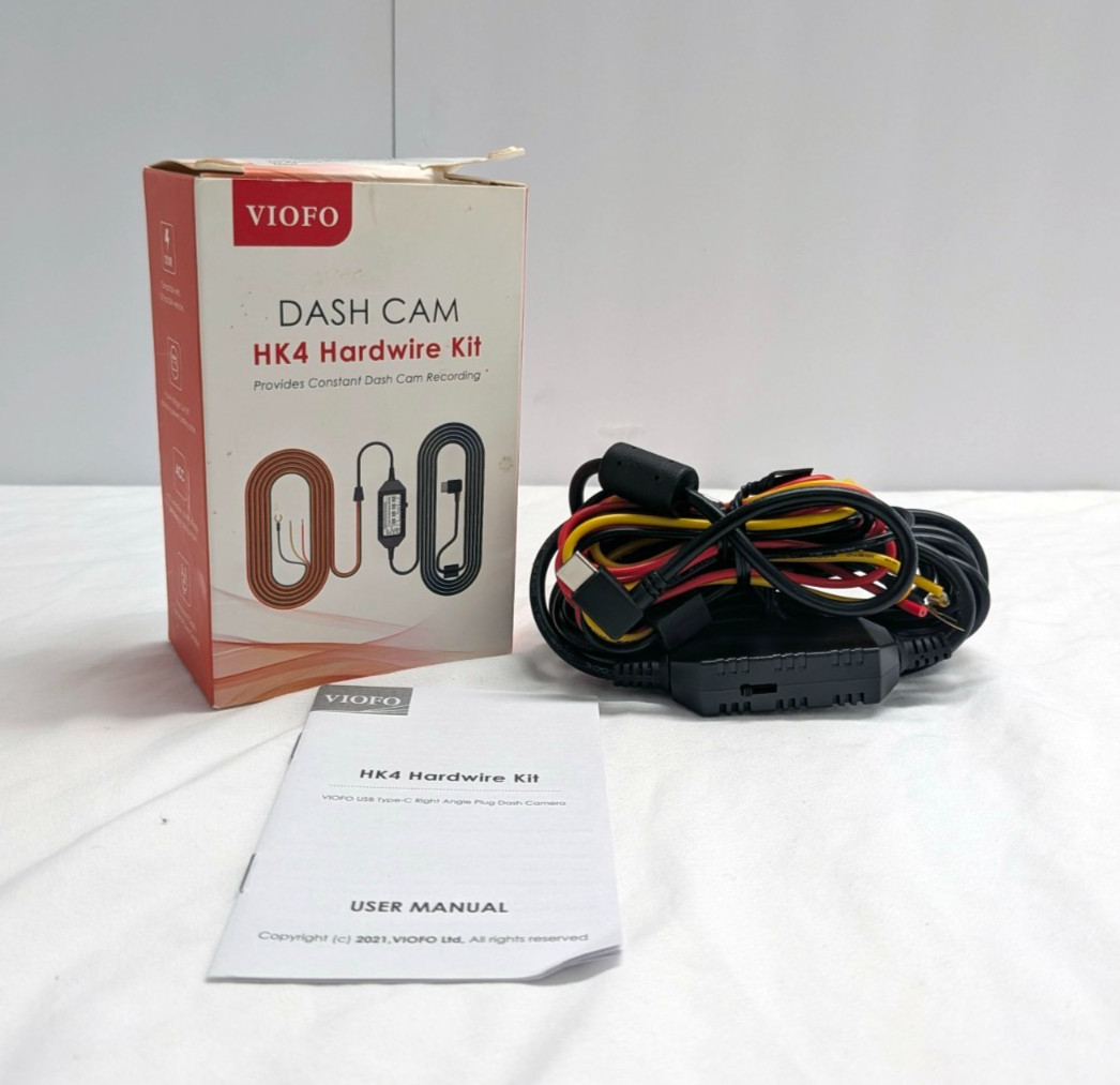 VIOFO HK4 Hardwire Kit USB-C Dash Cam A119 Mini2 A229 A329 T130 New Open Box