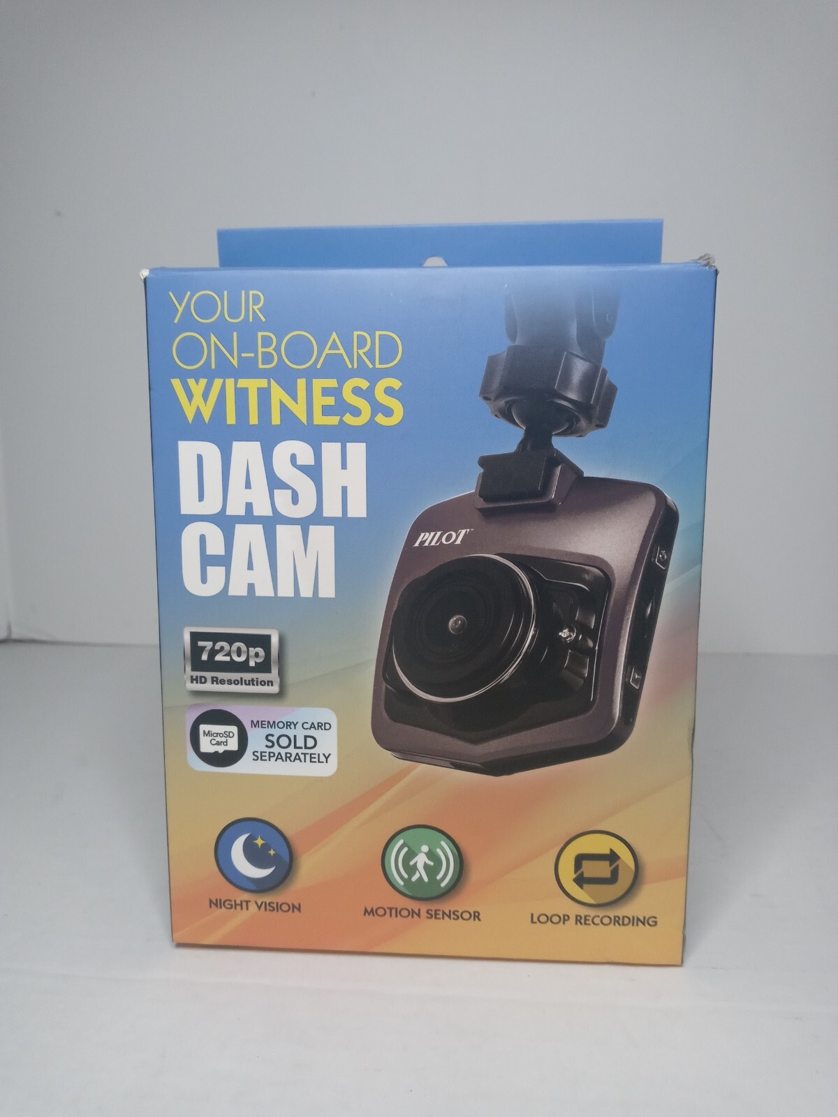 Dash Cam by Pilot Your On Board Witness 720p HD Resolution Night Vision