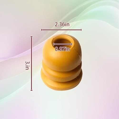 4Pcs Front and Rear Bump Stops Fit for Jeep Wrangler JK JKU 2007-2018, Upper