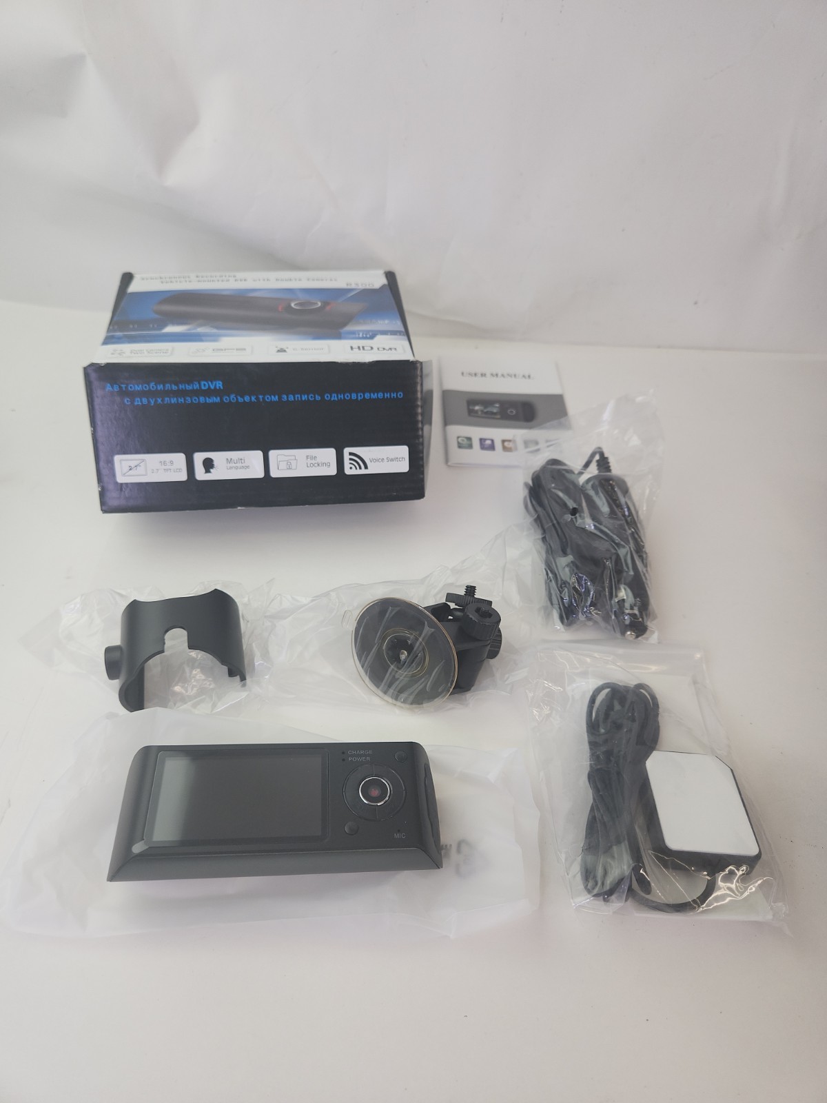 R-300 Synchronous Recording Vehicle-mounted DVR w/ Dual Dash Camera’s