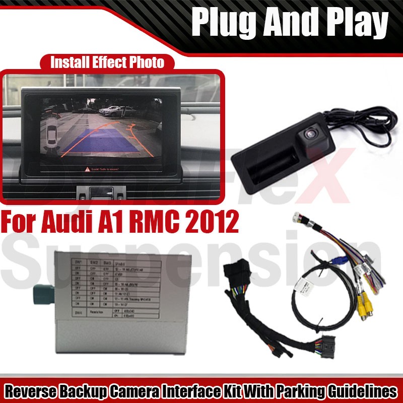 For Audi A1 RMC 2012 Reverse Backup Camera Interface Kit With Parking Guidelines