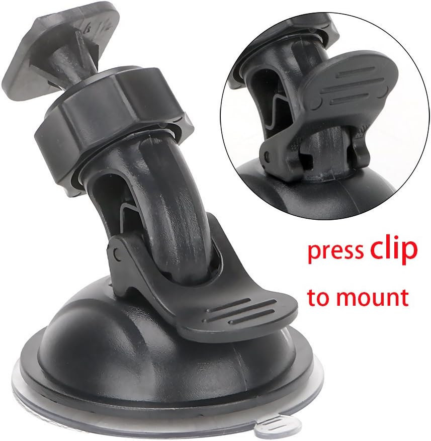 Suction Cup Mount for Yi Dash Cam 2.7′, Uniden Dashcam, Black Box G1W Dash Camer