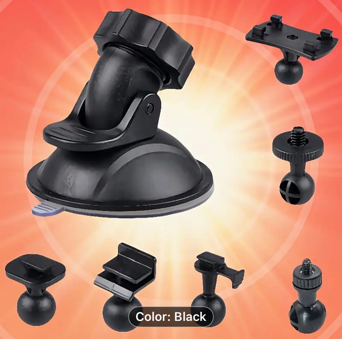 For Car Dash Camera Holder Suction Cup Driving Recorder Bracket Mount Travel