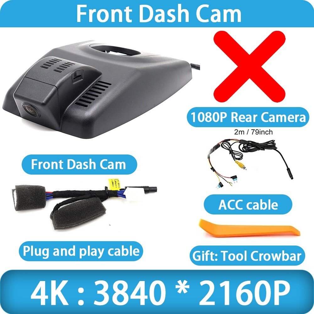 4K UHD DVR Dash Cam Camera for Toyota RAV4 XA50 Suzuki Across Facelift 2022-2025