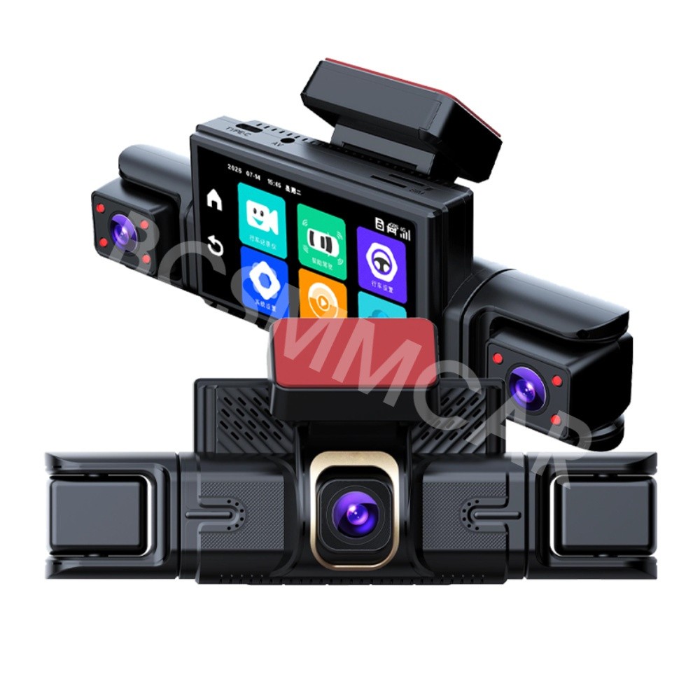 2K HD Car DVR Video Recorder Touch Screen Dash Cam Loop Recording Night Vision