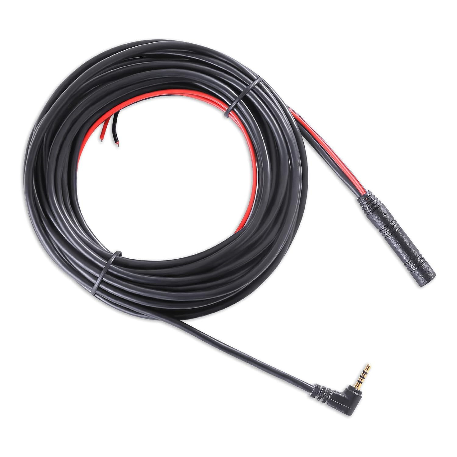 Dash Cam Rear Camera Cable, 23 Ft 4-Pin to 2.5Mm Male Plug Wire for Mirror-Mount