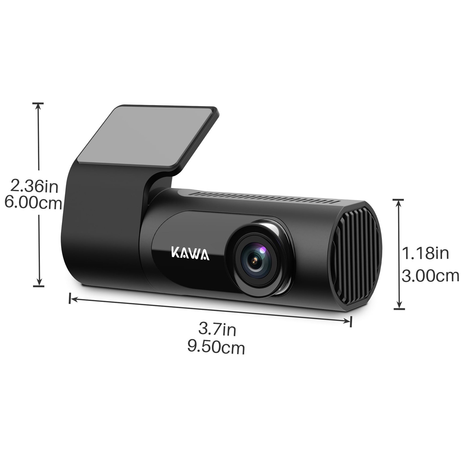 Dash Cam 2K WiFi 1440P Voice Control Night Vision Hidden 24H Parking