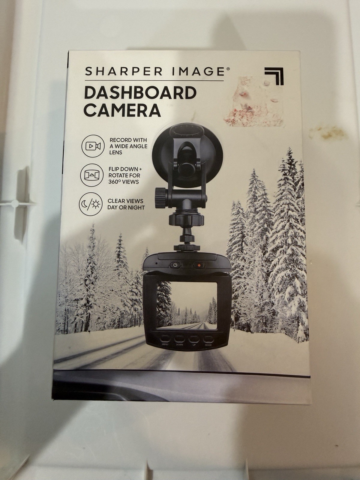 Sharper Image Dashboard Camera Wide Angle Day Or Night 360 Degree New