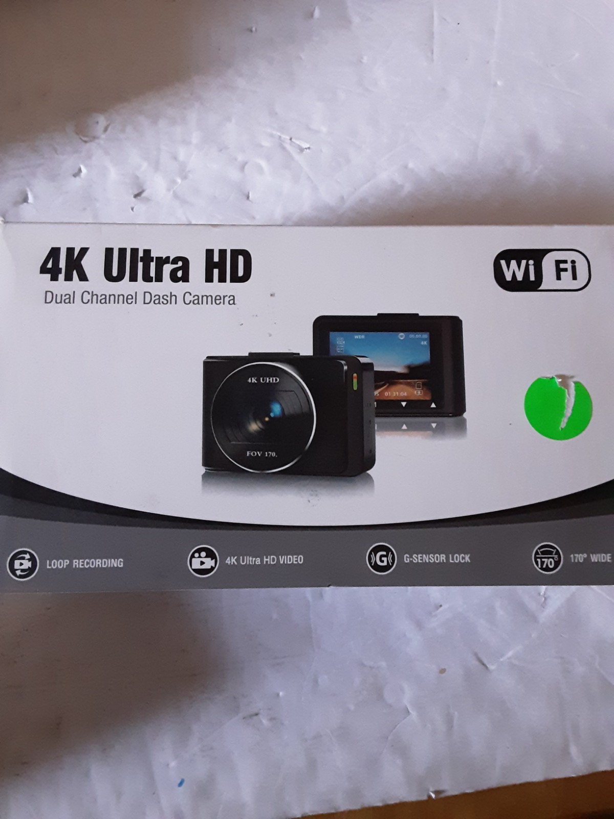 4 K Ultra Hd Dual Channel Dash Camera