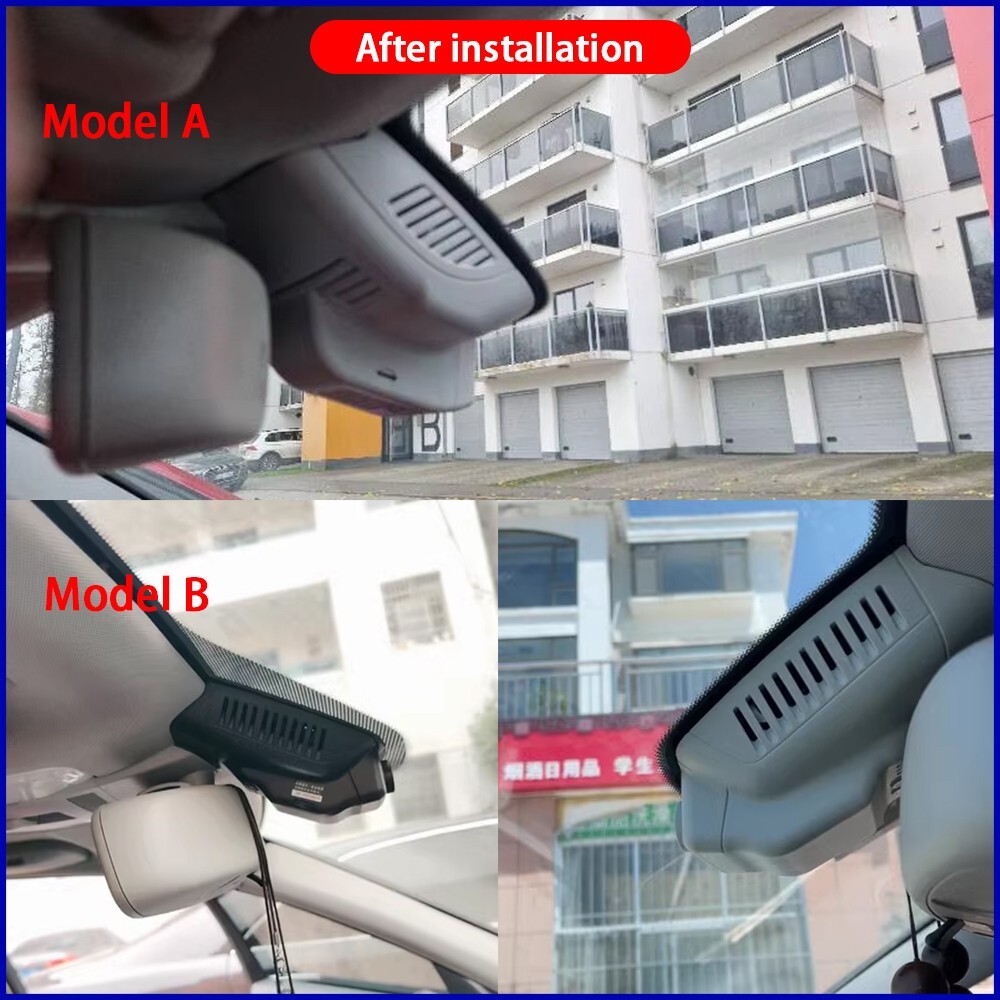 For Mercedes Benz C E Class W204 W212 S212 C207 A207 4K Wifi DVR Dash Cam Camera