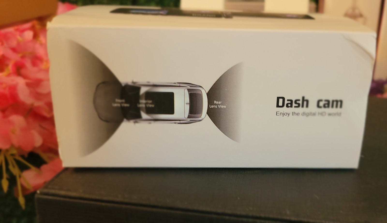 3-Way Dash Cam (Front, Inside, Rear) + 32GB SD Card – Full HD 1080P – New