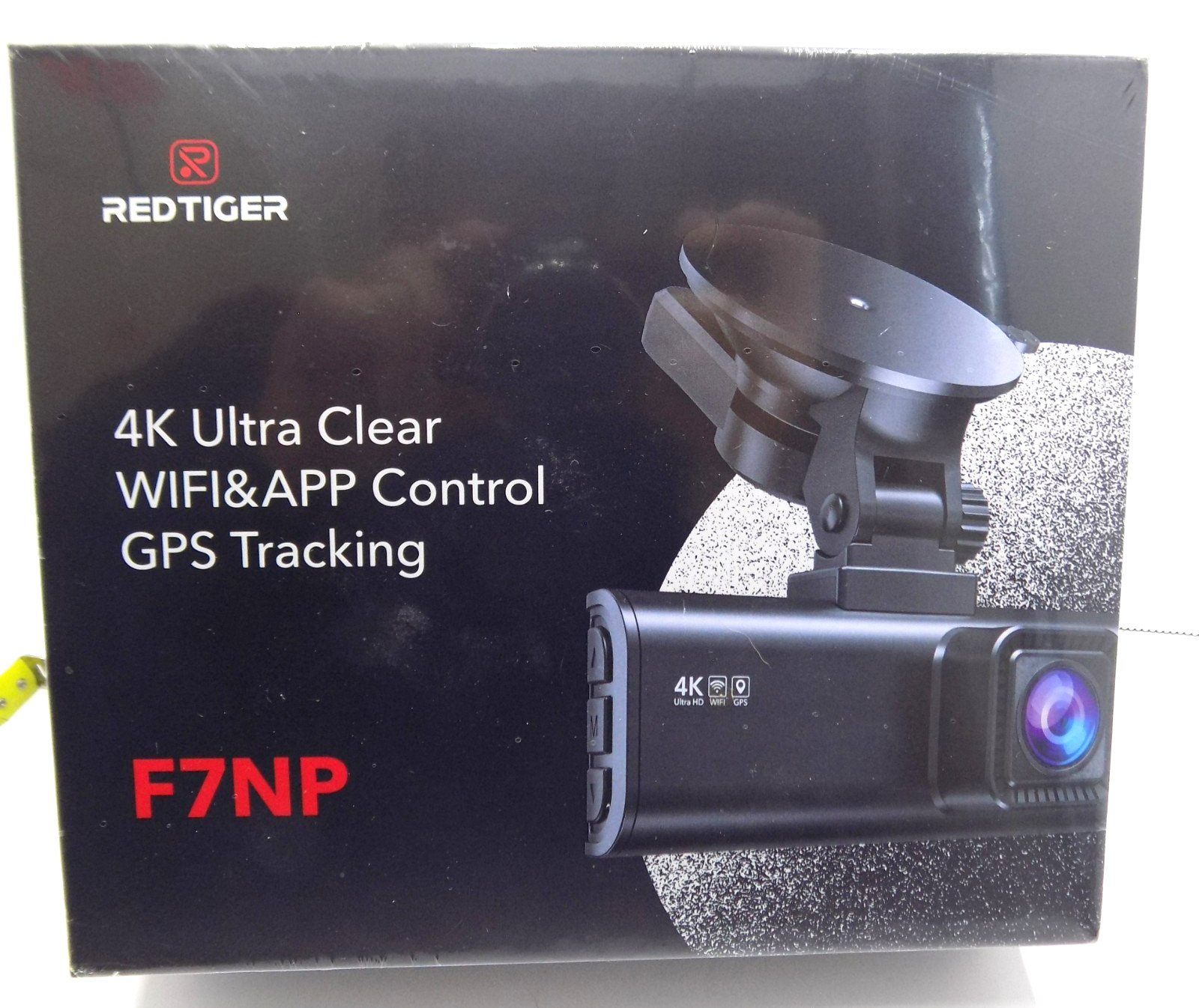 RedTiger F7NP Dash Cam 4K Ultra Clear Built-in GPS WiFi APP Control