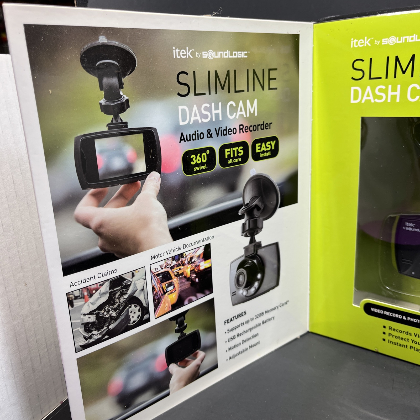 itek by Soundlogic Slimline Dash Cam