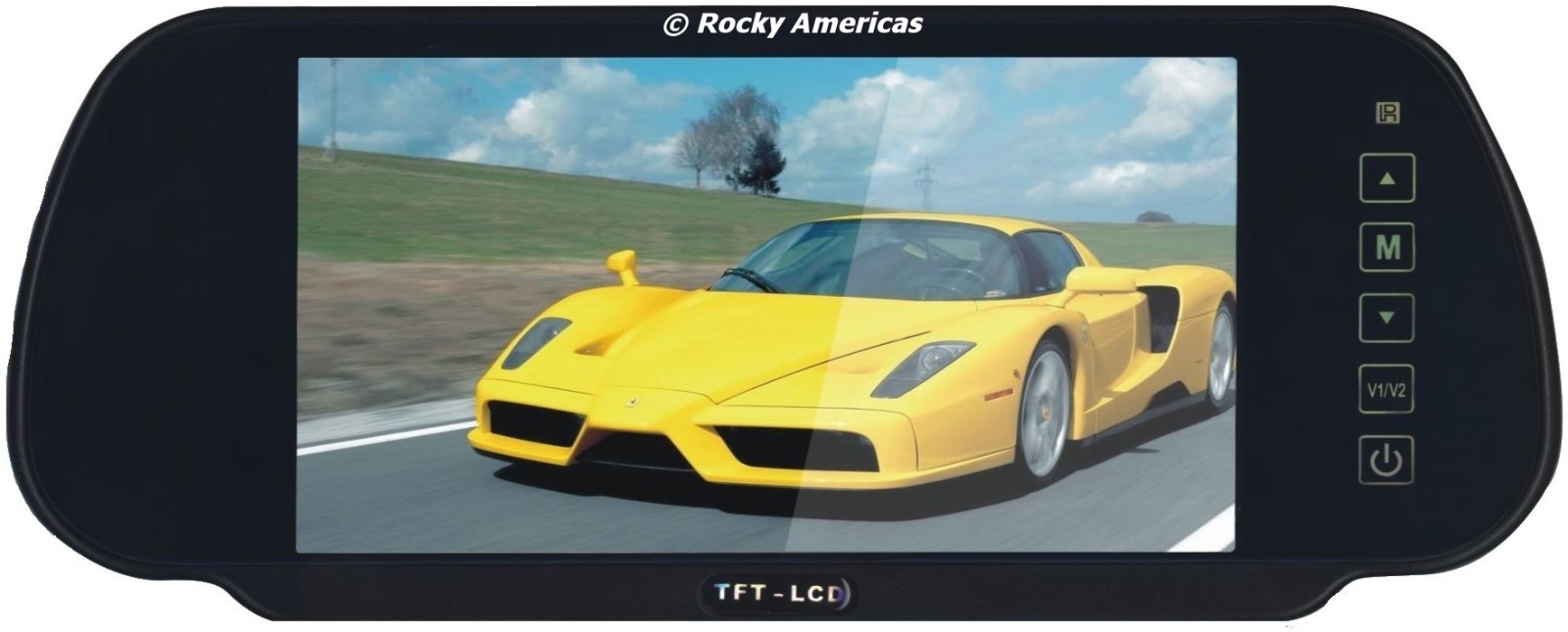 CCD LICENSE PLATE WIDE ANGLE 150 DEGREE REAR VIEW CAMERA MIRROR CLIP ON TFT LCD