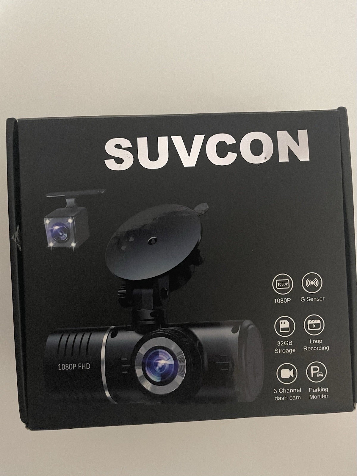 SUVCON 3 Channel Dash Cam 1080P FHD Front Interior Rear – Parts/Repair Only