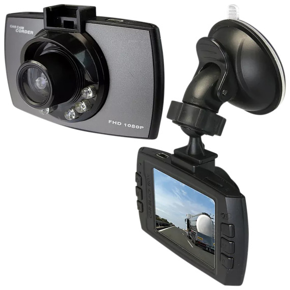 Lifeware Ultra Slim 1080p Dash Cam w/ 2.4″ Screen