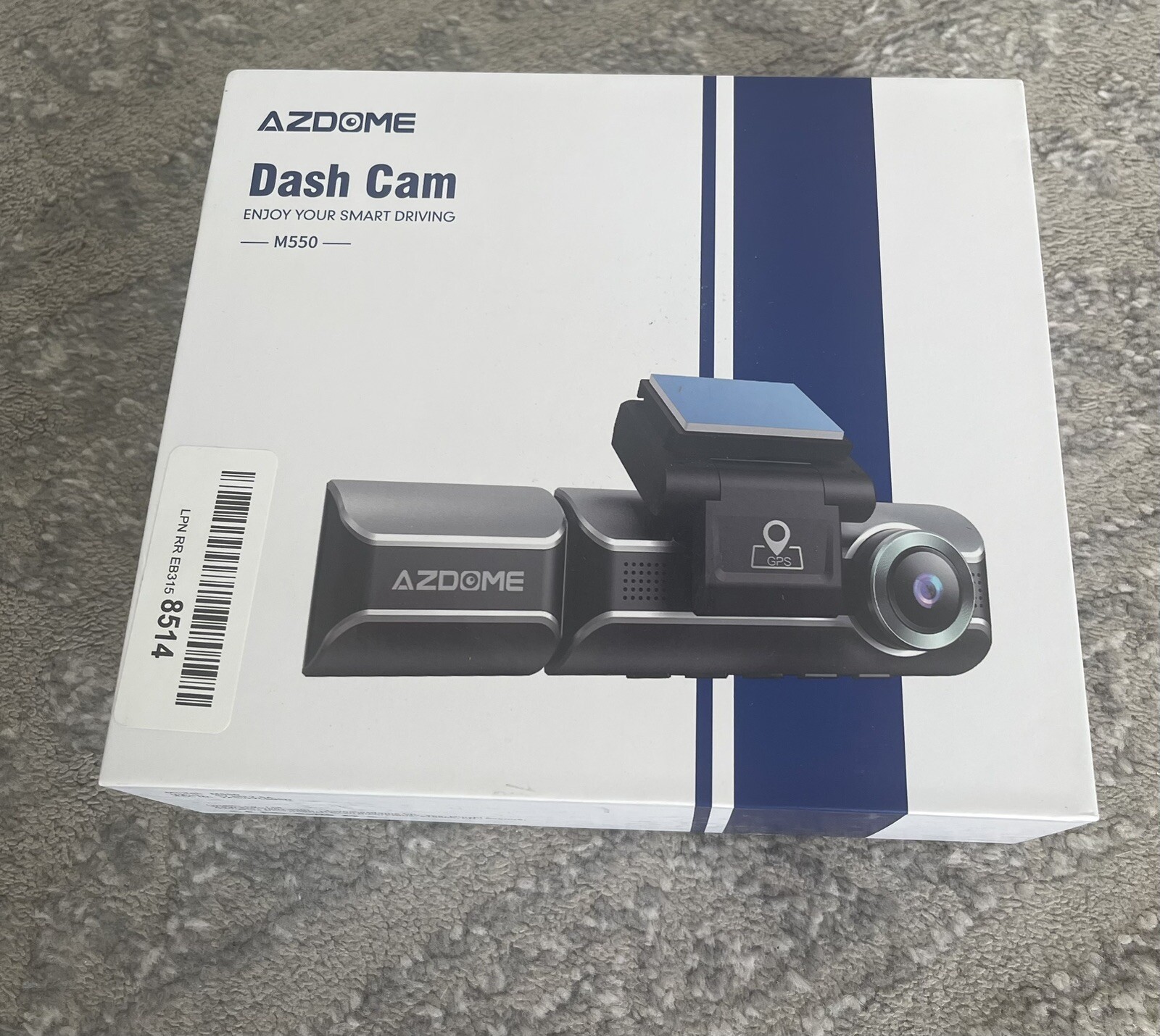 AZDOME M550 Dash Cam 3 Channel Built in WiFi GPS With 64GB Card Front Inside …