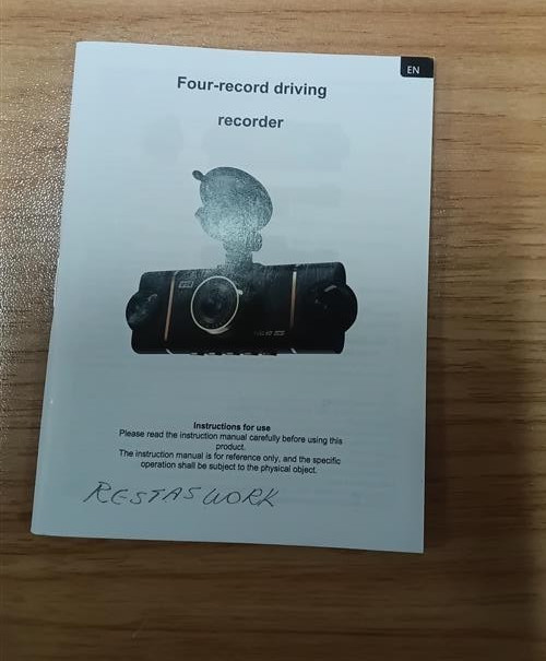 Vehicle BlackBox DVR Four Channel Recording w/ Built In Microphone & Speakers