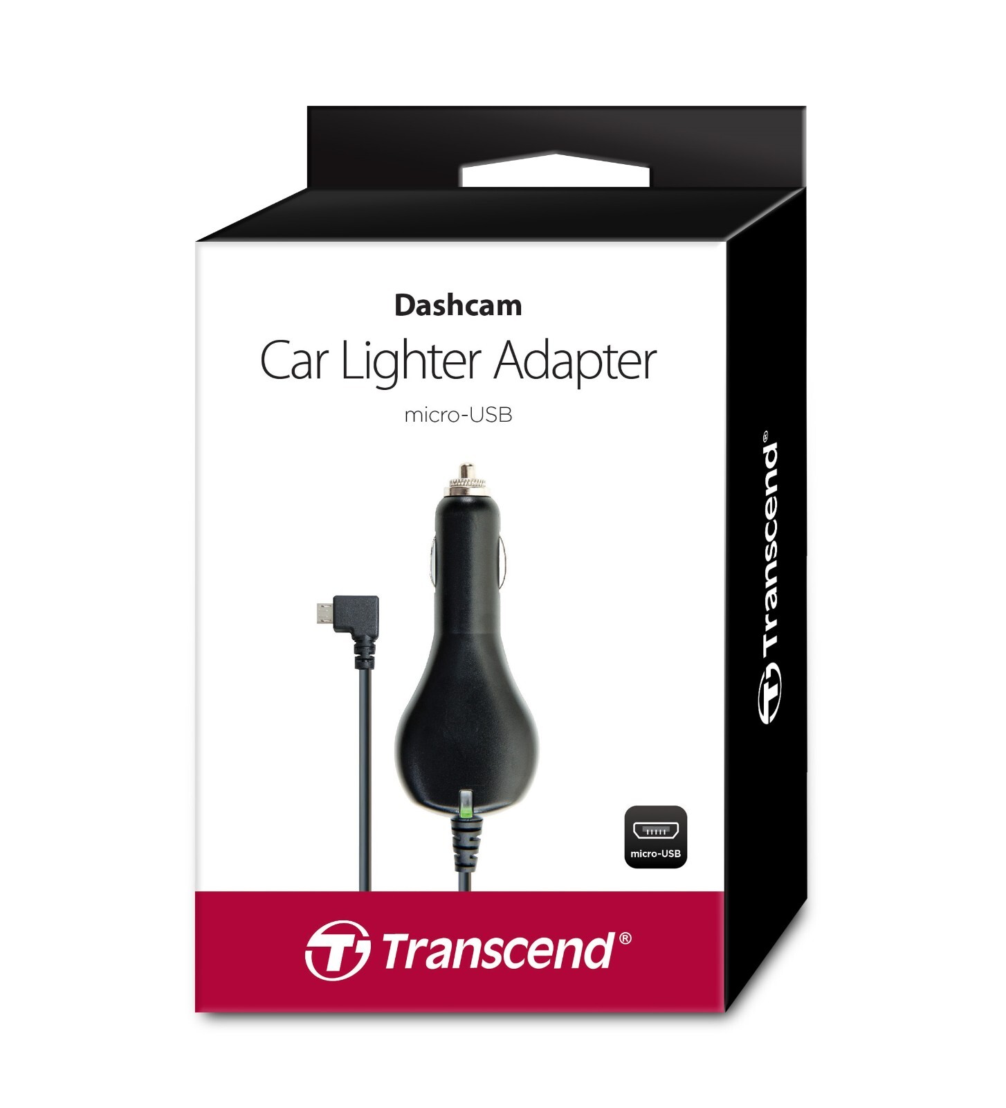 Transcend Micro USB Car Lighter Adapter TS-DPL2 for Transcend DrivePro Dash Cam