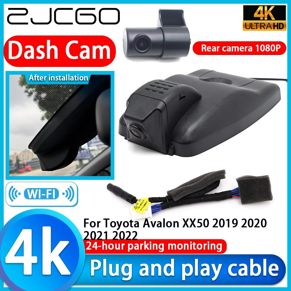 Plug and Play 4K DVR Dash Cam Camera for Toyota Avalon XX50 2019 2020 2021 2022