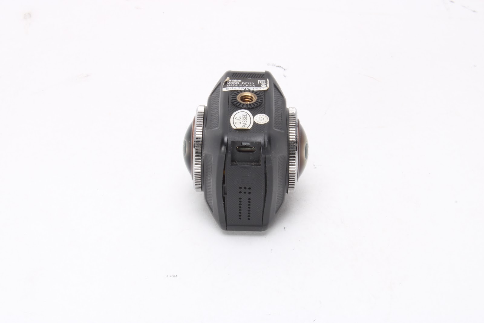 Uniden DC720 Dual Camera Lens Virtual 720° Automotive Dashcam With Accessories
