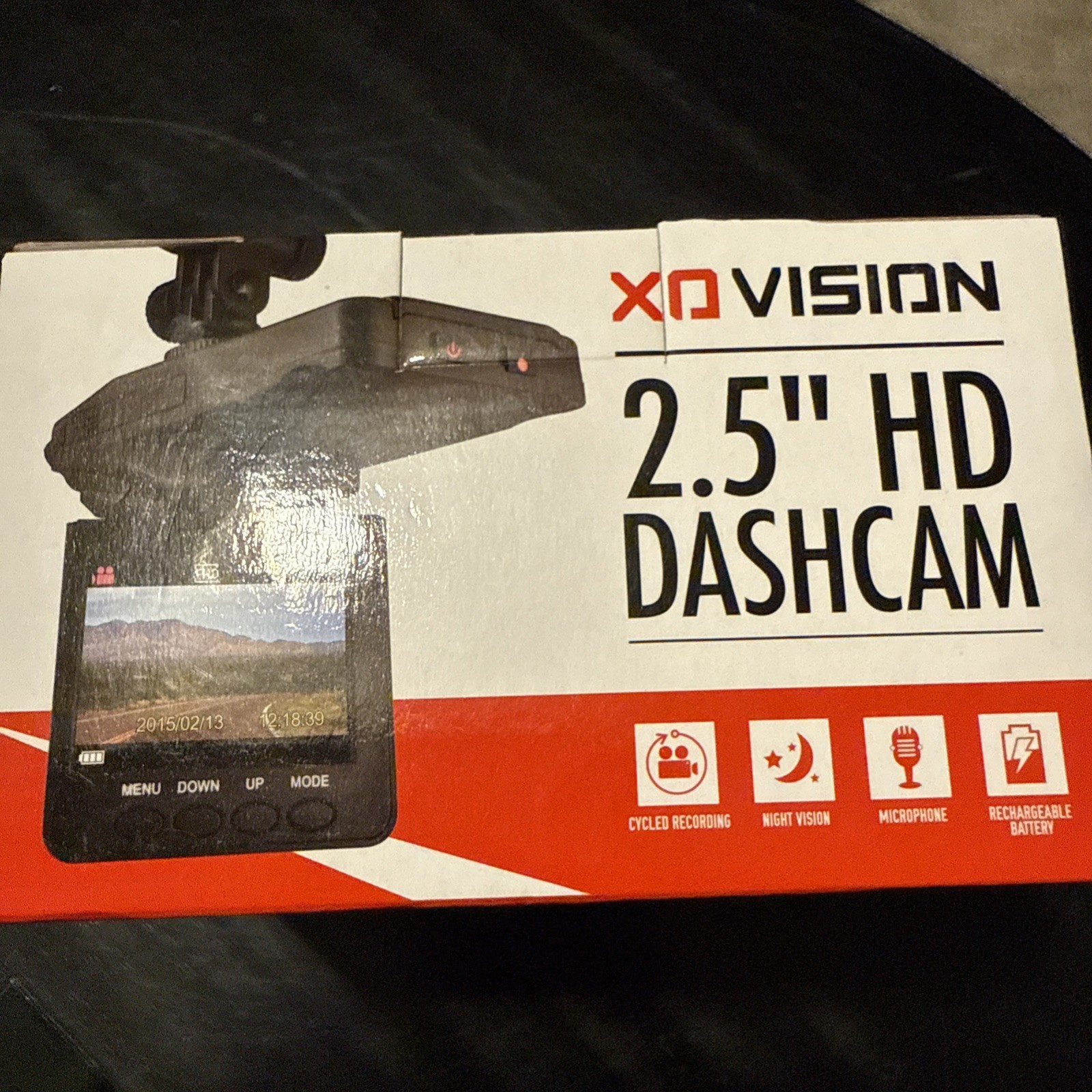 DP Audio Video 2.5″ HD Dash Cam with Night Vision
